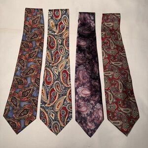 Austin Reed and more Paisley Vintage Tie Collection in Blue, Red, and Purple